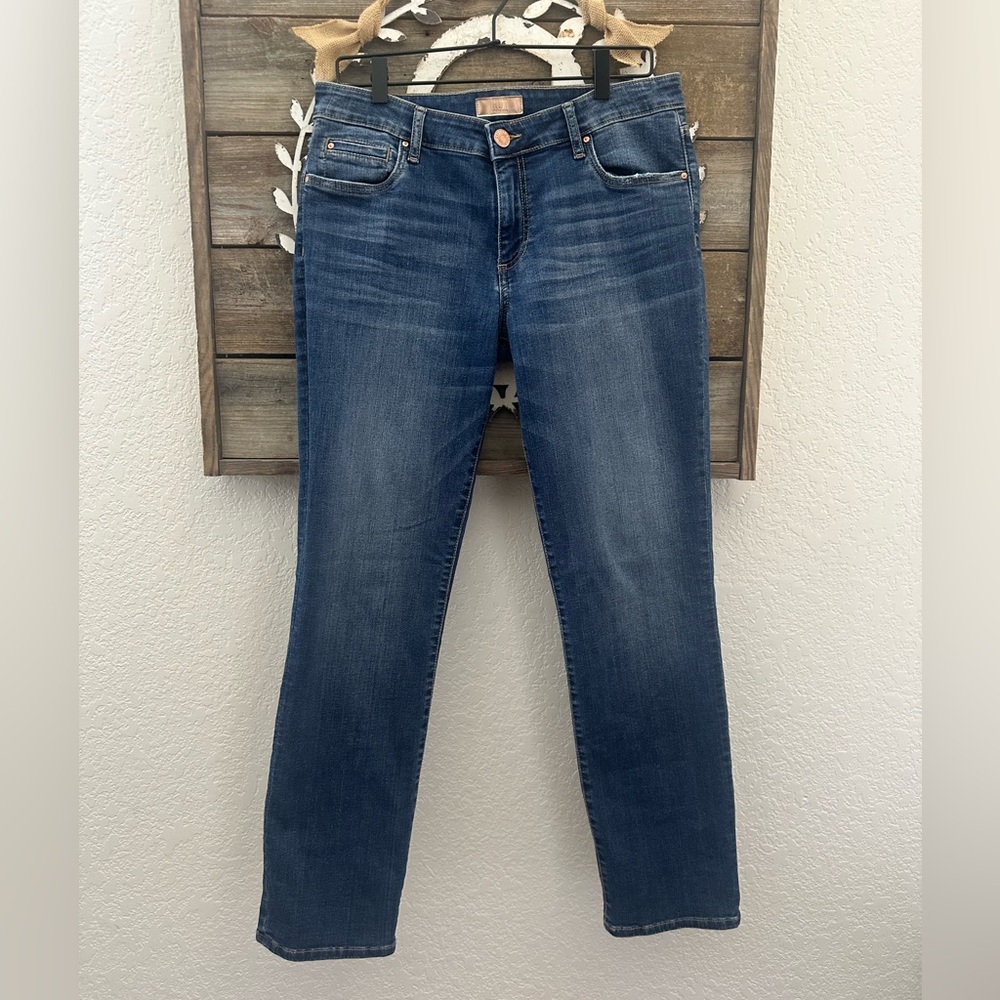 Kut from the Kloth Catherine Boyfriend Jeans in‎ Blue Wash size 8